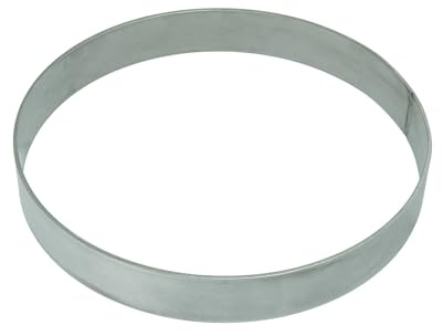 Pflanzring rund Edelstahl Beeteinfassung Garten Designblech Beet Grabschmuck Grabeinfassung (Ø700 mm)