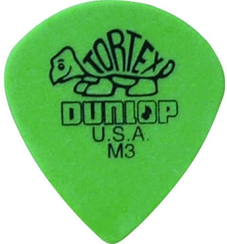 Dunlop 472RTM3 Tortex Jazz Guitar Picks - Sharp/Medium, 36-Pack