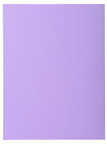 Exacompta 340008E - Lote de 100 Subcarpetas Super 180, Color Morado