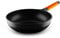 CASTEY - Sartén Wok de Inducción, 28 cm, Color Naranja, Mango Desmontable, Antiadherente, Distribuye el Calor de Forma Homogénea, Ligera y Cómoda, Fácil de Limpiar, Apta para Todas las Cocinas