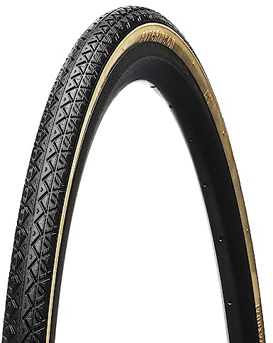 HUTCHINSON - GT - Tubetype - City - Para la Ciudad y el Ocio - Varillas rígidas - Negro / Tan - Dimensiones 700 x 28-35 Cm