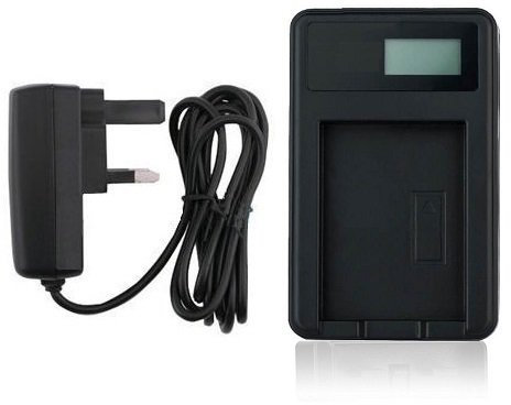 Mains Battery Charger for Panasonic Lumix DC-FZ80, DC-FZ81, DC-FZ82, DC-FZ83, DMC-FZ40, DMC-FZ45, DMC-FZ47, DMC-FZ48, DMC-FZ60, DMC-FZ62, DMC-FZ70, DMC-FZ72, DMC-FZ100, DMC-FZ150 Camera
