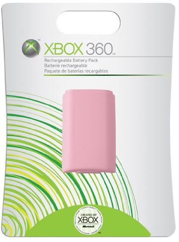 Xbox 360 Rechargable Battery Pack Pink