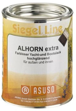 Asuso SL Alhorn extra Boots- und Klarlack 0,75 Liter