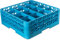Carlisle FoodService Products RG16-214 FBA_RG16214 - Scaffale in vetro a 16 scomparti con 2 estensioni, in plastica, colore: blu Carlisle