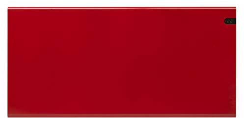 Adax Neo NP - Radiateur Electrique 1000W | Chauffage Electrique | Faible Consommation d'Energie | Chauffage d'appoint | Convecteur Electrique Mural avec Thermostat | Hauteur 370mm | KDT Rouge