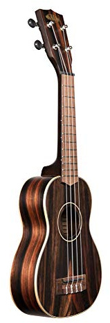 Kala KA-EBY-S Striped Ebony Soprano Ukulele