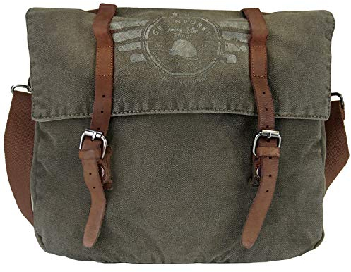 Greenburry Vintage Umhängetasche Braun 29x33x11cm