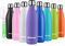 flintronic Botella Termica, 500ML Botella de Agua de Acero Inoxidable, Aislamiento de Vacío de Doble Pared, Botellas de Frío/Caliente Sin BPA & Eco Friendly, con 1 Portavasos y 1 Cepillo