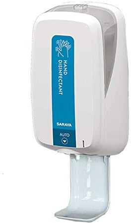 Saraya UD-1600, automatischer, berührungsloser Sensorspender mit Tropfschale für 1,2 Liter Seife oder Desinfektionsmittel von Saraya