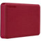 TOSHIBA Canvio Advance 4TB Portable External Hard Drive USB 3.0, Red - HDTCA40XR3CA