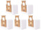 KEEPOW Lot de 5 sacs d'aspirateur pour Ecovacs Deebot T9+ T9+ N8+ N8 Pro+ T8 T8+ T8 AIVI T8 AIVI+ DX93 DDX96 Yeedi K781+ Vac CH1918