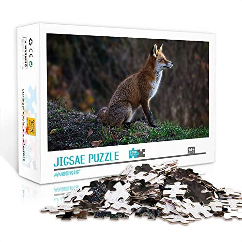 1000 Teile Puzzle für Erwachsene Fuchs Holzpuzzle Puzzle Künstler Heimtextilien 75x50cm 1000 Teile Intelligenz-Herausforderungspuzzle für Erwachsene und Kinder