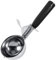 lyrlody Juego de Cucharas para Helado y Galletas, Acero Inoxidable, 4,7 cm, Negro, Varios Tamaños