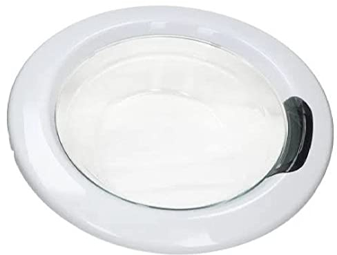sparefixd Manija de puerta blanca y cristal para adaptarse a lavadora Hoover