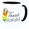 Tennis Queen Tasse Becher Tennisspielerin Zubehör Fanartikel Geschenk Geschenkidee Lustig Trainer Accessories Kinder Deko Equipment Training Jungen Gadget Königin Krone beste Spielerin Keramik 330 ml