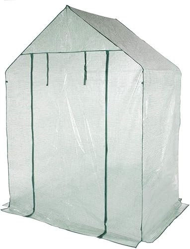 Telo di Ricambio per Serra da Giardino , Balcone, Terrazzo Trasparente | Varie Misure | Per serre con o senza Ripiani, a Casetta (140x72.5 - H 195 cm)