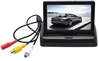 Kovalmax® Monitor TFT 4,3 pollici a colori per kit telecamera da retromarcia sia per auto che camper