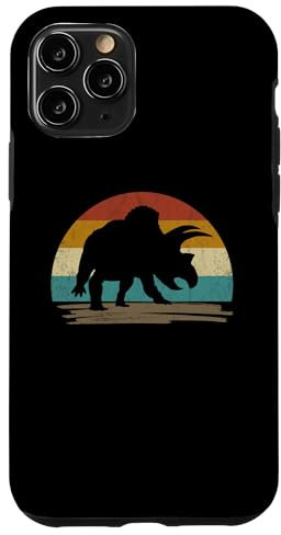 iPhone 11 Pro Triceratops dinosaur decoration retro vintage for dinosaur Case