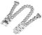 Gimuk Straps Compatible with Fitbit Inspire 2 Strap, Women Stainless Steel Metal Adjustable Replacement Wristband Strap Bracelet for Fitbit Inspire 2/Inspire/Inspire HR/Ace 2 Small Large (Silver 2)