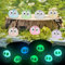 Voyyphixa 7 Stück Mini Waldgeister Gartendeko Leuchtende Gartendeko Figuren Elfen Mononoke Puppe Micro Landschaft Ornament Geeignet Garten Topfpflanze, Miniatur Garten, Schlafzimmer (7 Farben)