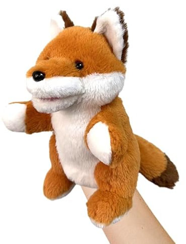 LOMTRATS 2024 Tierhandpuppen für Kinder,Kleinkind enthält Wolf,Tiger,Löwe,AFFE und bewegliche offene Münder,perfekt zum Geschichtenerzählen,im Vorschulalter und als Geburtstagsgeschenk
