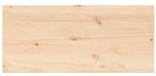 vidaXL Piano per Tavolo 100x50x1,7 cm Rettangolare Legno Massello Pino, Piano per Tavolo Rettangolare, Piano Tavolo in Legno, Piano d'appoggio