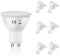 muyuua Gu10 Modern Kaltweiss Glühbirne - 6W 5000K 498LM Lampe Ersetzt 60W Birnen Abstrahlwinkel 110°Spot Energiesparlampe Leuchtmittel Nicht Dimmbar AC 220V-240V Reflektorlampen 6 pack