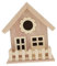 IWOWHERO Kreatives Holz Vogelhaus Mit Doppelfenstern Und Breitem Eingang Graffiti Nistplatz Für Gartenvögel Für Wellensittiche Kanarienvögel Und Mehr