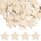 100 Stück Holzsterne Zum Basteln, 2,5 cm Holzsterne Klein Holzsterne Streudeko Blank Holz Stern Scheiben für DIY Basteln Tischdekoration Hochzeit Weihnachten Party Deko