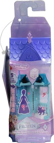 Mattel Disney Frozen Toys, kleine Puppe Arendelle Spielset mit 5 Überraschungen inklusive Puppe, Freund Figur & 3-4 Dorfzubehör (Stile können variieren)