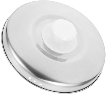 Happyyami Replacement Cooker Lid Stainless Steel Rice Cooker Lid Spill Proof for Rice Metal Pot Cover