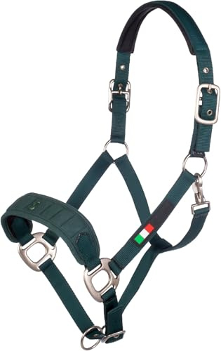 HKM Livigno Head Collar Deep Green Full