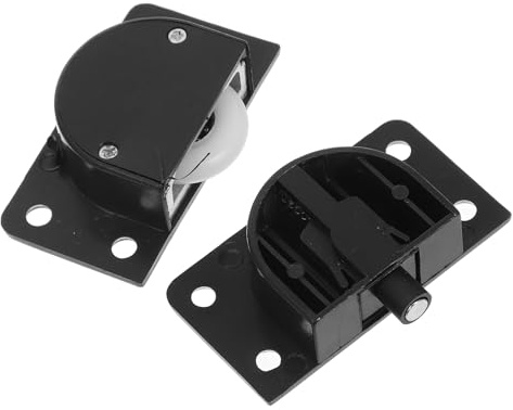 Hohopeti Roulette Porte Coulissante Silencieuse Rouleau De Porte De Placard Pour Armoire Guide À Rouleaux De Remplacement Quincaillerie Pour Portes Coulissantes 1 Jeu 2.28 X 1.22 X 0.55 in