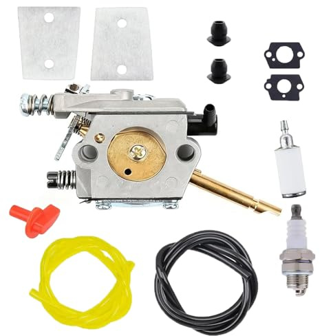 iDMRURvm Vergaser mit Benzinschlauch Luftfilter für Stihl H24D FS 48 52 56 62 66 81 86 106 FS48 FS52 FS56 FS62 FS66 FS81 FS86 FS106 Motorsense Ersetzt Walbro WT-45-1, 4126 120 0600