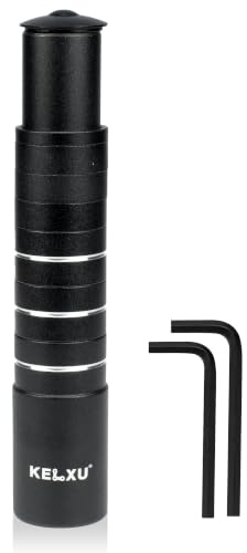 Kelxu Lenkererhöhung Fahrrad 28,6 mm Vorbau 6061 Aluminium | lenkererhöhung (115/150/180mm), rückenschonend Fahrradlenker Erhöhung mit Sechskantschlüssel für MTB Rennrad Stadträder