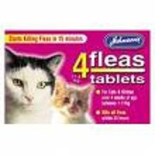 Johnsons 4fleas Tablets For Cats & Kittens x 3 tabs