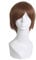 MapofBeauty Cosplay Kostüm Männer kurze gerade Perücke (hellbraun)