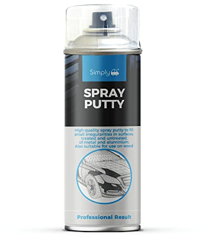 Simply SP-037 Spray Putty 400ml – Fast Drying – Great Adhesion – Corrosion Preventive – Multiple Application, Aluminium
