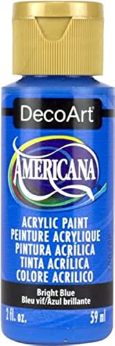Deco Art - Vernice acrilica per arte e artigianato, colore: blu brillante