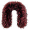 Futrzane Classic Fourrure pour Capuche - Col Amovible - Echarpe Fausse Fourrure (XS, Bordeaux Classic)