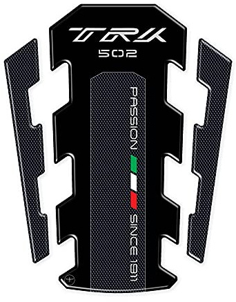 labelbike Adesivo 3D Moto Paraserbatoio Compatibile con Benelli | TRK 502, Protezione in Resina, Antigraffio, Decorazione