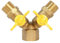 Soytich Splitter Y 2 vie per tubi di ingresso, 1/2' AG per 2 connettori (YV08)