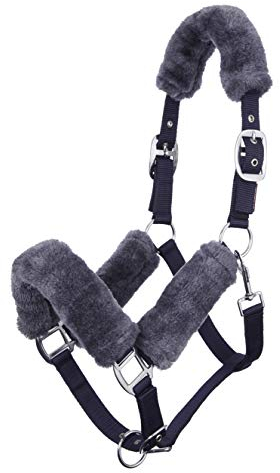 LeMieux Comfort Halfter, Marineblau/grau, Pony