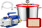 Mophorn 3CFM Pompe à Vide,1/4HP 85 Lt/min Pompe à Vide Frigoriste, avec Chambre à Vide 5 Gallon