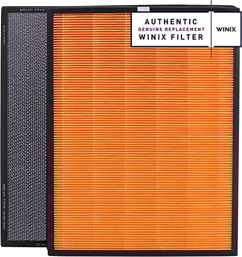 Filtro de Repuesto T para Purificador de Aire WINIX. Filtro H13 True HEPA (99,99%) Filtro de Carbón Activado - Compatible con WINIX HR950 / 1000, ZERO + y ZERO Pro. Incluye Tecnología PlasmaWave.