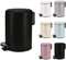 KW Soft Shade Small Round Pedal Bin 3ltr (Black, 3 Ltr)