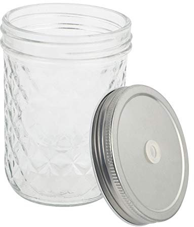 Cabilock Bocaux Verre Avec Paille Pour Lait Boissons Chaudes Jus Transparents Utilisation Couvercle Hermétique Convient Maison Bureau Restaurant