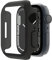 Belkin ScreenForce Apple Watch 40 mm, 41 mm Series 8, SE, 7, 6, 5, 4 Bumper-Case mit integriertem Hartglas-Displayschutz, kratzfest und leicht anzubringen – Schwarz