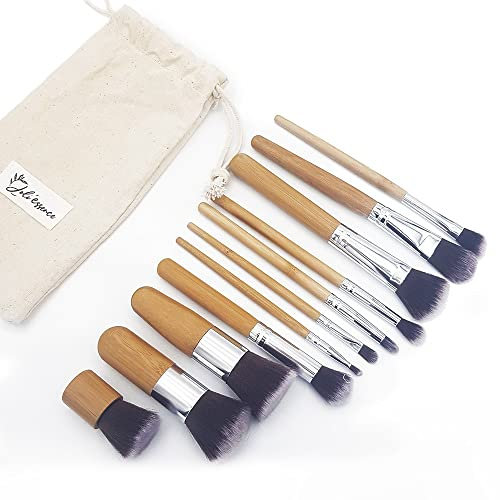 Joli'essence - Pinceaux en bambou - lot de 11 pièces